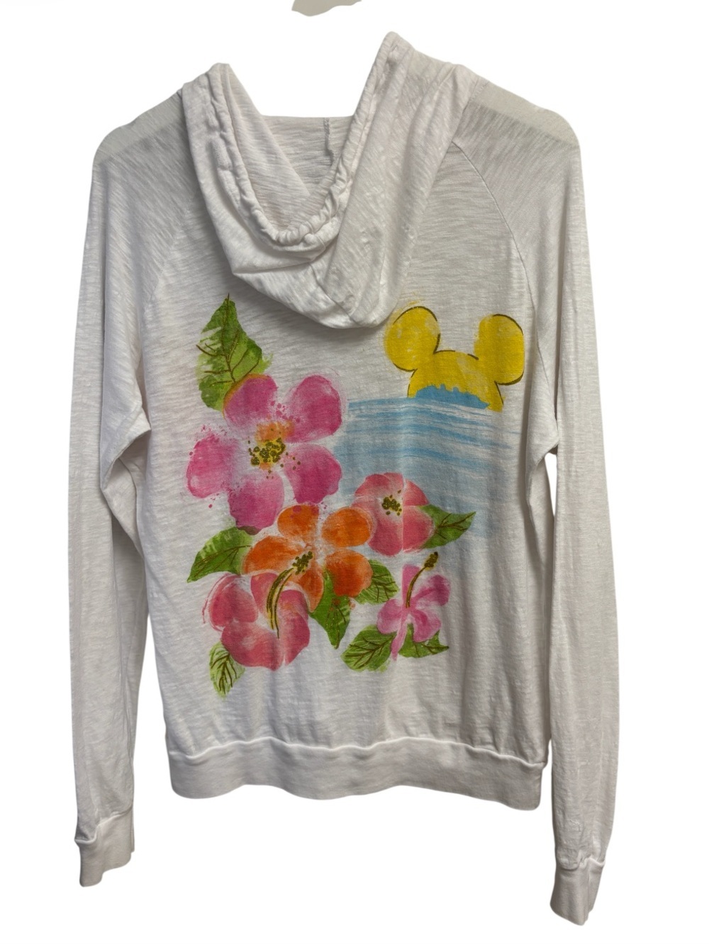 Disney Cruise Line | Castaway Cay Bahamas | Floral Zip Hoodie | Medium - Picture 4 of 4